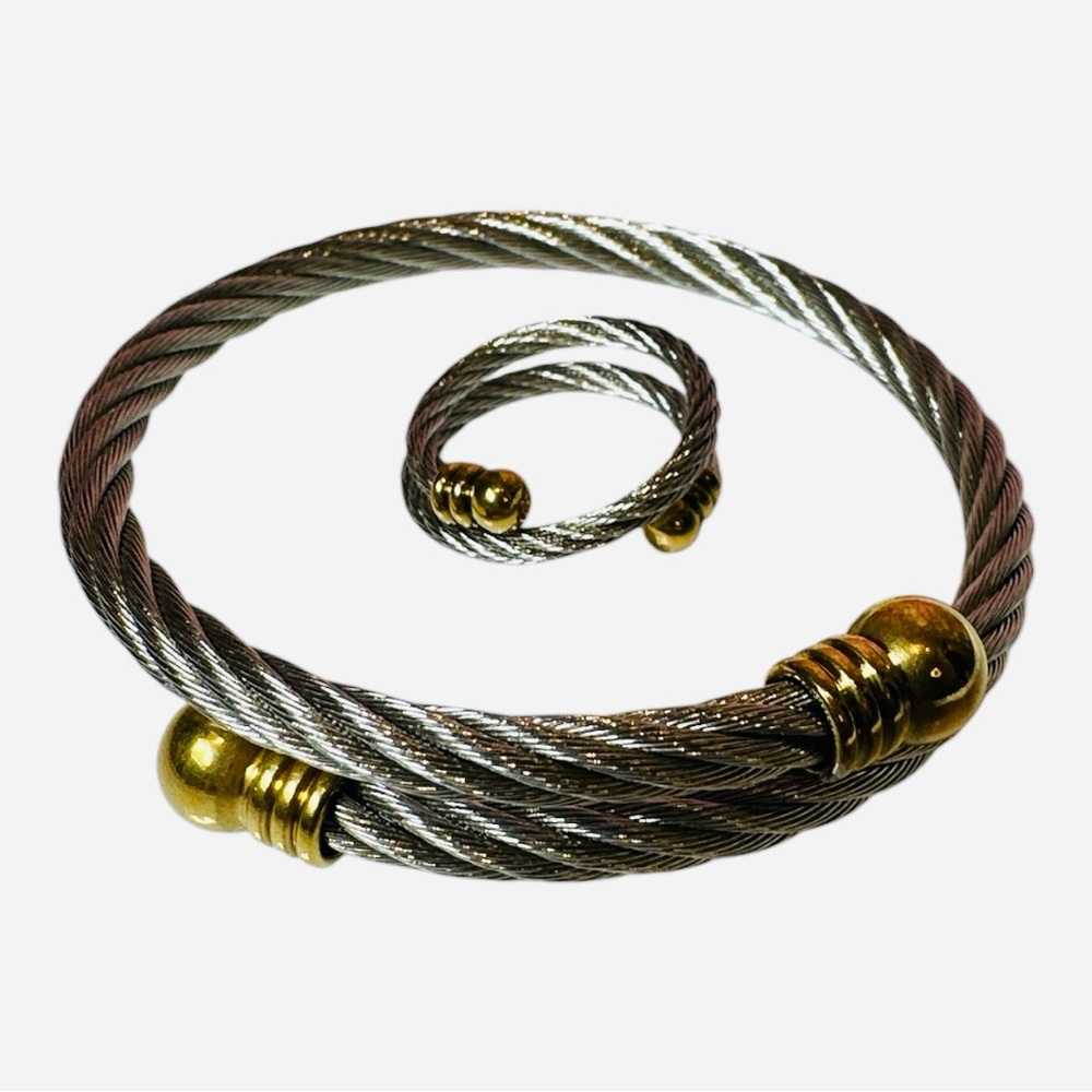 Cable Bracelet & Ring - Picture 8 of 8